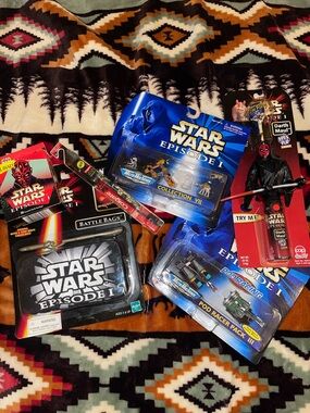 Star Wars Episode I Toy Lot – Darth Maul & Pod Racer Packs